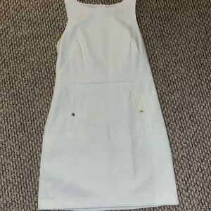 White Mini dress Banana Republic